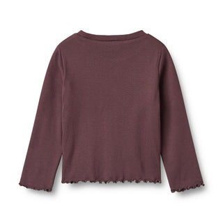 Modal Rib-Langarmshirt Else Fudge von Wheat
