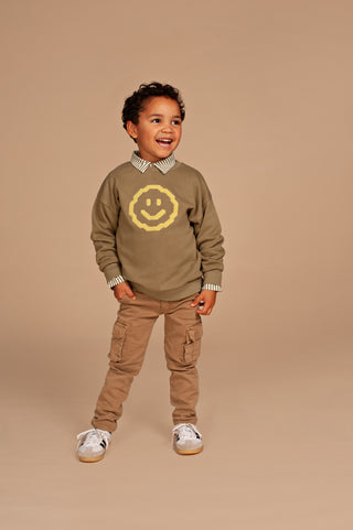 Boys Sweatshirt Grün von Stains & Stories