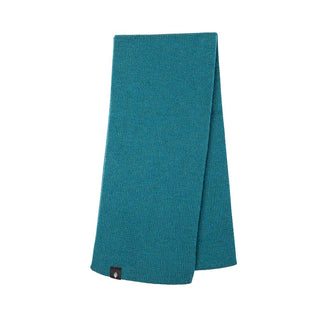 Wolle-Seide Strickschal Petrol von Pure Pure