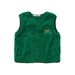 Teddy Gilet Grün von Sproet & Sprout