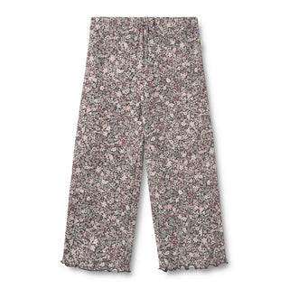 Baumwollhose Ela Purple Stone Flowers von Wheat