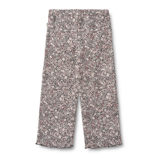 Baumwollhose Ela Purple Stone Flowers von Wheat