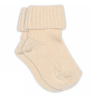 Bambus Rib-Socken Story Ecru von mp Denmark