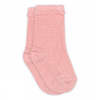 Bambus Rib-Socken Liva Silver Pink Rosa von mp Denmark