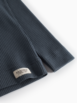Modal Langarm Rib Shirt Blue von MarMar Copenhagen