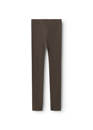 Merinowolle Rib Leggings Terre Braun von MarMar Copenhagen