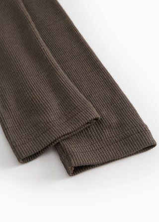 Merinowolle Rib Leggings Terre Braun von MarMar Copenhagen