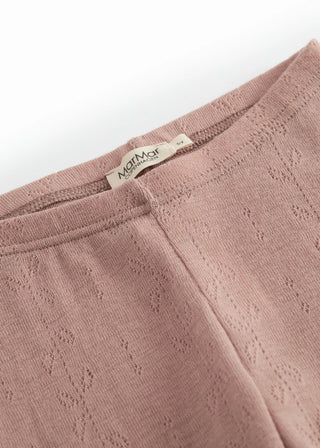 Merinowolle Leggings Burnt Rose von MarMar Copenhagen