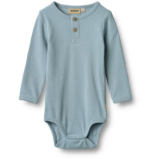 Langarm Body Benny Calm Blue von Wheat