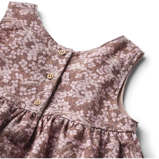 Baumwoll-Babykleid Sienna Violette mit Hortensienprint von Wheat