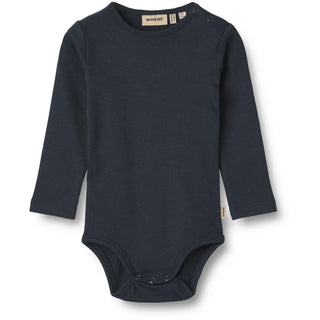 Langarm Body Spencer Navy Blau von Wheat