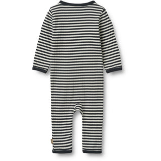 Jumpsuit Dusty Navy Blau-Weiss gestreift von Wheat