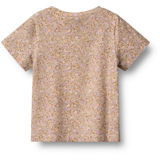 T-Shirt Manna Lilac Flower Blumenprint von Wheat