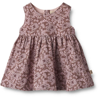 Baumwoll-Babykleid Sienna Violette mit Hortensienprint von Wheat