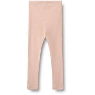 Modal Rib Leggings Powder Rosa von Wheat