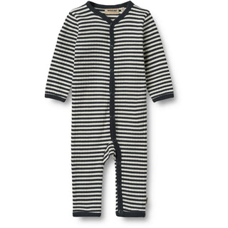 Jumpsuit Dusty Navy Blau-Weiss gestreift von Wheat