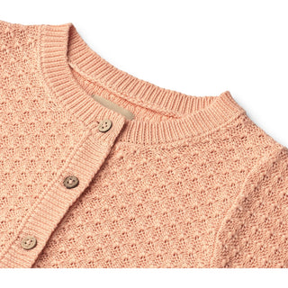 Strickjacke Magnella Pink Sand von Wheat