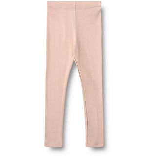 Modal Rib Leggings Powder Rosa von Wheat