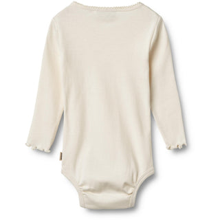 Langarm Body Regitze Ivory von Wheat