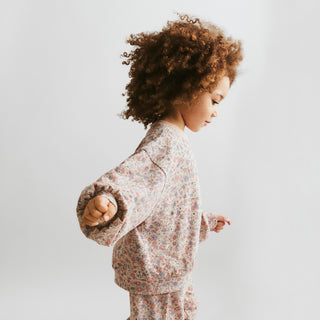 Sweatshirt Lia Rose Dust Flowers Blumenprint von Wheat