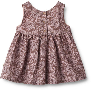 Baumwoll-Babykleid Sienna Violette mit Hortensienprint von Wheat