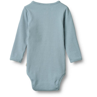 Langarm Body Benny Calm Blue von Wheat