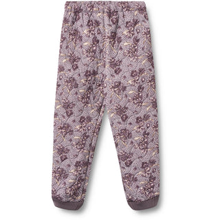 Thermohose Alex mit Lila Tulpenprint von Wheat