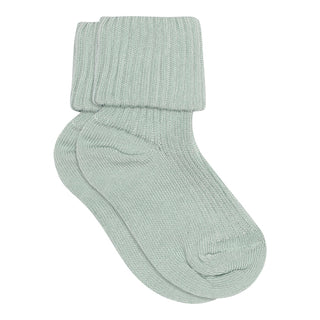 Baumwollripp-Socken Grey Mist von mp Denmark