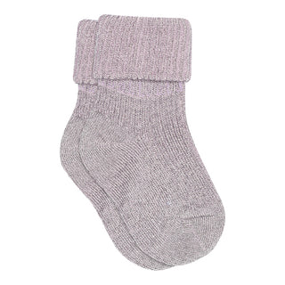 Glitzer Bambus-Socken Lupine Lila von mp Denmark