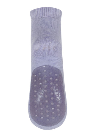 Baumwolle Anti-Rutsch Socken Lila von mp Denmark