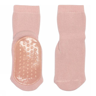Baumwolle Anti-Rutsch Socken Silver Pink Rosa von mp Denmark