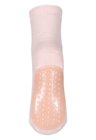 Baumwolle Anti-Rutsch Socken Rosa von mp Denmark