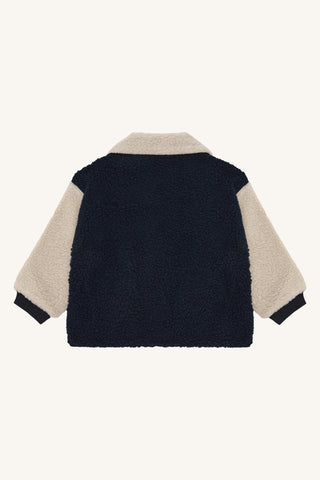 Teddy Jacke Erik Blau-Beige von Hust & Claire