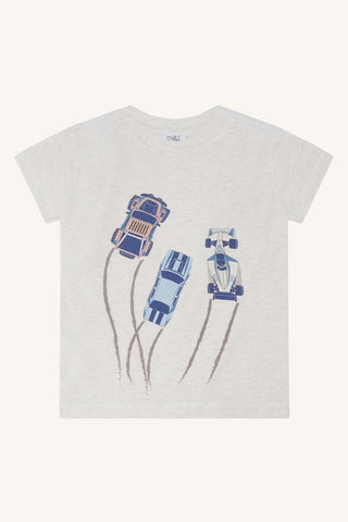 T-Shirt Anton Whisper Melange Racing von Hust & Claire