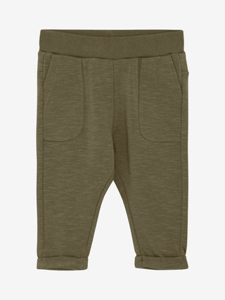 Baumwollhose Khaki für Babys von Minymo