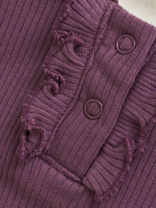 Modal Rib-Body Aubergine von Minymo