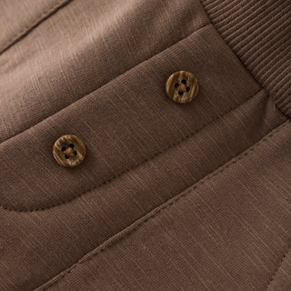 Baumwollhose Caribou Braun von Minymo