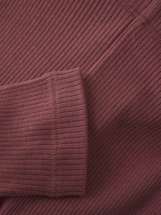 Modal Rib Leggings Withered Rose Minymo