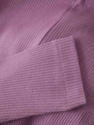 Modal Rib Leggings Mauve Orchid Minymo