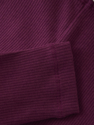 Modal Rib Leggings Raspberry Coulis Minymo