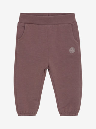 Bambus-Baumwolle Hose Rose Brown von Minymo