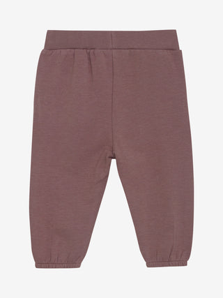 Bambus-Baumwolle Hose Rose Brown von Minymo