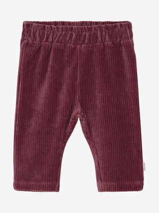 Baumwoll-Cordhose Rose Brown von Minymo