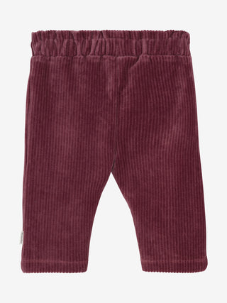 Baumwoll-Cordhose Rose Brown von Minymo