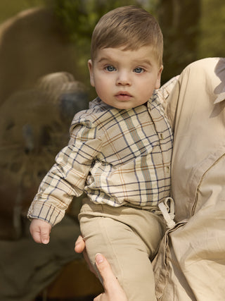 Lange Babyhose Crockery Beige von Minymo