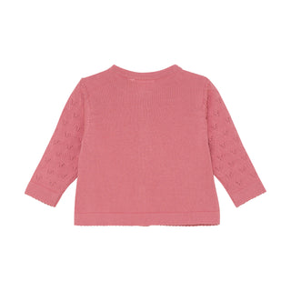 Strickjacke Apricot Rosa von Minymo