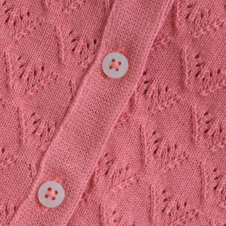 Strickjacke Apricot Rosa von Minymo