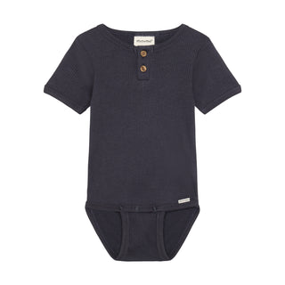 Modal Kurzarm Body Odyssey Gray Blau von Minymo