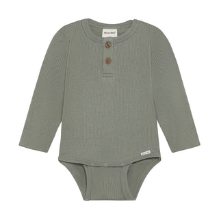 Modal Rib-Body Shadow Grün von Minymo