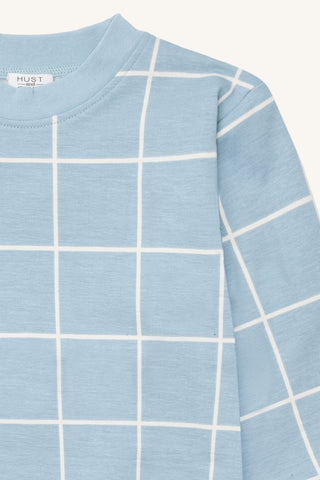 Baumwollsweatshirt Sejer Hellblau von Hust & Claire
